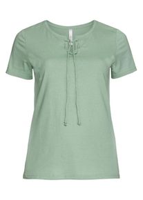 sheego Casual, Damen T-Shirt, Jade