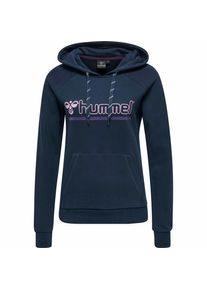 Hummel, Damen Kapuzenpullover 'Leisurely', Nachtblau / Altrosa
