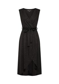 Mela London, Damen - Kleider 'GLITZ MIDI DRESS', Schwarz / Silber