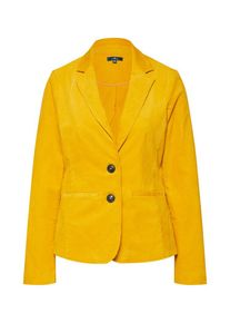Tom Tailor, Damen Cordblazer, Goldgelb