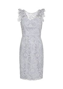 Chi Chi London, Damen Cocktailkleid, Rauchblau