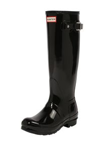 Hunter, Damen Gummistiefel, Schwarz
