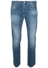 Replay, Herren Jeans 'NEWBILL COTTON DENIM', Blau