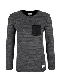 Q/S Designed By, Herren Sweatshirt, Schwarz