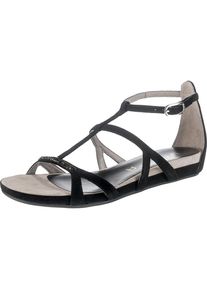 Unisa, Damen Riemchensandaletten, Schwarz