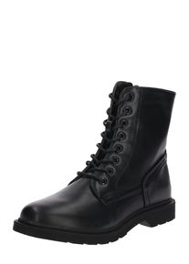 ABOUT YOU, Damen Schn&uuml;rstiefel 'Levke', Schwarz