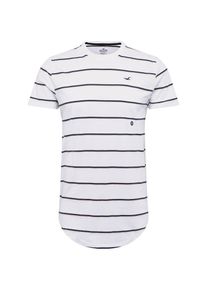 Hollister, Herren Shirt, Navy / Weiß