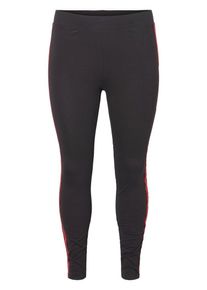 JUNAROSE, Damen Leggings, Blau / Rot / Schwarz