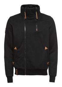 Naketano, Herren Sweatshirt 'Du Affensch', Schwarz