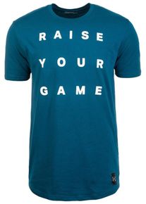 Under Armour, Herren Laufshirt 'Raise Your Game', Blau / Weiß