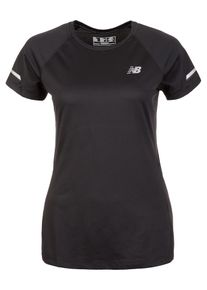 New Balance, Damen Laufshirt 'Ice 2.0', Schwarz / Wei&szlig;