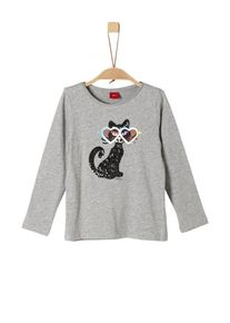 s.Oliver Junior, Mädchen Shirt, Grau
