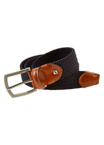 Daniel Hechter, Herren G&uuml;rtel, Nachtblau / Cognac