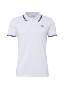 Tom Tailor Denim, Herren Poloshirt, Schwarz / Weiß