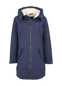Jack Wolfskin, Damen Parka 'ROCKY POINT', Dunkelblau / Weiß