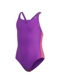 adidas Performance, Mädchen Badeanzug 'Fit Suit 3S', Lila / Orange