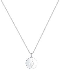 Elli, Damen Kette 'Anker', Silber