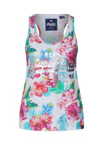 Superdry, Damen Top 'VINTAGE LOGO HIBISCUS AOP ENTRY VEST', bunt