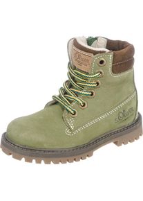 s.Oliver Junior, M&auml;dchen Winterstiefel f&uuml;r M&auml;dchen, Braun / Gr&uuml;n