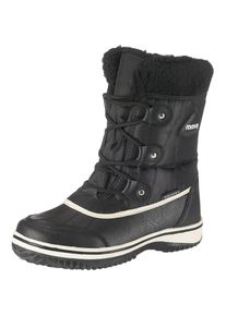 racoon outdoor, M&auml;dchen Winterstiefel 'JAZZ', Schwarzmeliert / Wei&szlig;