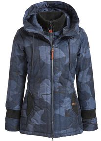 Khujo, Damen Jacke 'TWEETY PRIME2', Blau / Hellblau / Schwarz