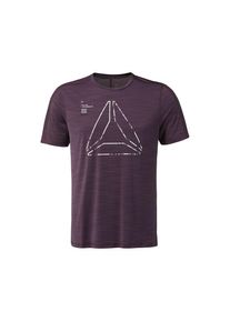 Reebok, Herren Trainingsshirt, Lilameliert
