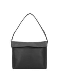Bree, Damen 'Cary 12' Schultertasche Leder 28 cm, Schwarz