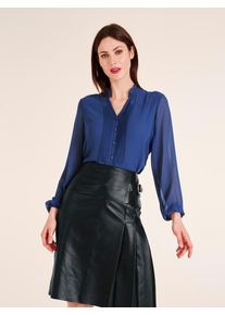 Heine, Damen Bluse, Royalblau