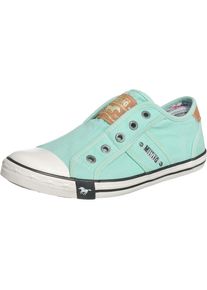 Mustang, Damen Sneakers, T&uuml;rkis / Wei&szlig;