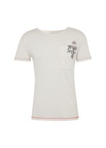 Key Largo, Herren T-Shirt 'MT LEGEND round', Anthrazit / Rot / Naturwei&szlig;