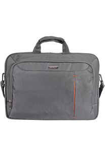 Samsonite, Herren Guardit Bailhandle Laptoptasche 38 cm, Grau / Rot