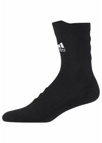 adidas Performance, Herren Socken 'Alphaskin Crew Ultralight', Schwarz / Weiß