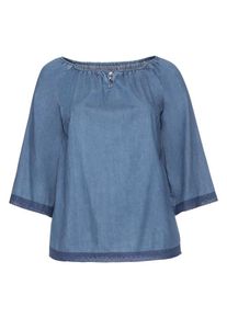 sheego Denim, Damen Tunika, Blau