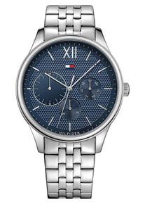 Tommy Hilfiger, Herren Uhr 'Sophisticated Sport, 1791416', Navy / Silber / Wei&szlig;
