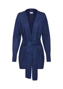 Vila, Damen Strickjacke, Blaumeliert