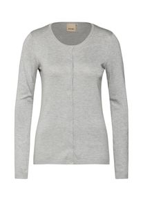 Ichi, Damen Strickjacke, Hellgrau