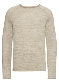 Blend, Herren Pullover im Slim Fit, Creme