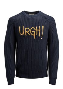 Jack & Jones JACK & JONES, Herren Pullover, Navy / Gelb