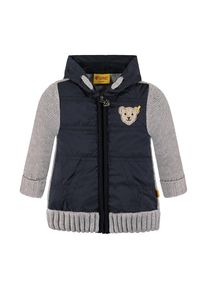 Steiff, Strickjacke, Dunkelblau / Graumeliert