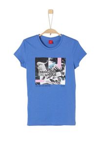 s.Oliver Junior, Mädchen T-Shirt, Royalblau / Mischfarben