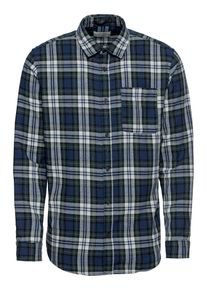 Jack & Jones JACK & JONES, Herren Hemd 'JORSTEVEN SHIRT LS', Blau / Dunkelgrün