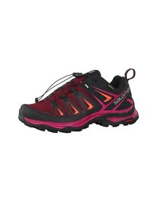 Salomon, Damen Multifunktionsschuhe 'X ULTRA 3 GTX', Dunkelpink / Dunkelrot / Schwarz