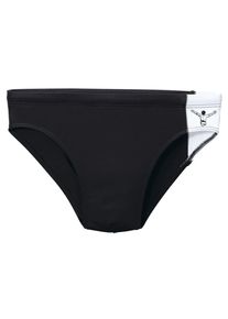 Chiemsee, Herren Badehose, Schwarz / Wei&szlig;