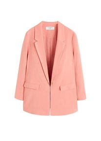 Violeta by Mango, Damen Blazer 'Flow', Rosa