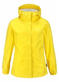 Jack Wolfskin, Damen Regenjacke 'CLOUDBURST WOMEN', Gelb