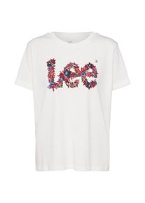 Lee, Damen Shirt 'FLORAL GRAPHIC', Mischfarben / Wei&szlig;