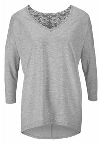 Aniston, Damen Longshirt, Grau