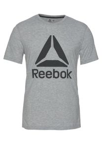 Reebok, Herren T-Shirt 'Wor Supremium 2.0 Tee Graphic', Graumeliert