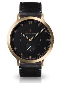 Lilienthal Berlin, Damen Unisexuhr, Gold / Schwarz