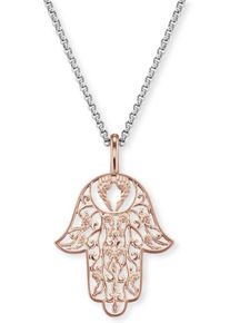 Engelsrufer, Damen Kette 'Hand Fatimas ERN-Lilhand-R', Rosegold / Silber